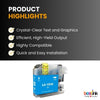 Brother LC103 Compatible Ink Cartridge ( 1 Pack ) Cyan High Yield