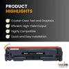 Compatible HP 202X CF500X Black Toner Cartridge High Yield