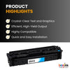 CANON 054H Compatible Toner Cartridge Cyan ( 1 Pack ) High Yield