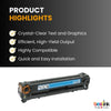 Compatible HP 125A CB541A Cyan Toner Cartridge