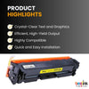 Compatible HP 204A CF512A Yellow Toner Cartridge