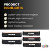 Compatible HP 206X Toner Cartridge High Yield Combo 2BK/C/M/Y (5 Pack)