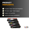Compatible Brother TN433 Toner Cartridge Combo High Yield BK/C/M/Y (4 Pack)