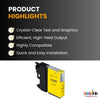 Brother LC65 Compatible Ink Cartridge ( 1 Pack ) Yellow High Yield