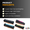 Compatible HP 201A Toner Cartridge Combo BK/C/M/Y (4 Pack)
