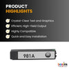 HP 981A Compatible Ink Cartridge Black ( 1 Pack ) High Yield