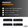 Canon 046H Comaptible Toner Cartridge BK/C/M/Y ( 4 Pack ) High Yield