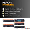 Compatible HP 202X Toner Cartridge High Yield Combo 2BK/C/M/Y (5 Pack)