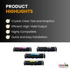 CANON 069H Compatible Toner Cartridge BK/C/M/Y ( 4 Pack ) High Yield