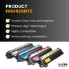 Brother TN210 Compatible Toner Cartridge Combo BK/C/M/Y (4 Pack)