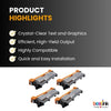 Brother TN660 Compatible Black Toner Cartridge High Yield (4 Pack)