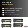 Compatible Lexmark  50F1X00 Black EXTRA High Yield Capacity 4 Pack