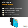 Brother LC65 Compatible Ink Cartridge ( 1 Pack ) Cyan High Yield