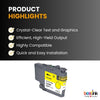 Brother LC404 Compatible Ink Cartridge Yellow ( 1 Pack ) Standard Yield