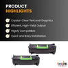 Compatible Lexmark  56F1X00 Black Toner Cartridge 2 Pack