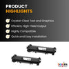 Compatible Brother TN760 Toner Cartridge Black High-Yield ( 2 Pack )