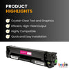 Compatible HP 201X CF403X Magenta Toner Cartridge High Yield