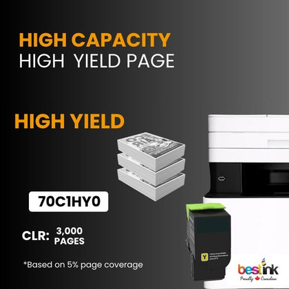 Compatible Lexmark 70C1HCY0 Toner Cartridge