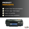 Compatible HP 49A Q5949A Black Toner Cartridge (2 Pack)