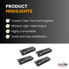 Brother TN-350 Compatible Black Toner Cartridge (4 Pack) Standard Yield