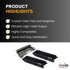 Brother TN580 DR520 Compatible 2 Toner 1 Drum Unit Black High Yield ( Combo ) ( 2 Pack )