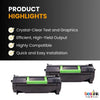 Compatible Lexmark 56F1H00 Black Toner Cartridge 2 Pack