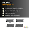 Brother TN720 Compatible Black Toner Cartridge Standard Yield ( 4 Pack )