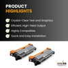 Brother TN660 Compatible Black Toner Cartridge High Yield (2 Pack)
