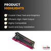 Cartouche de toner magenta haute capacité compatible Brother TN115M (1 paquet)