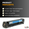 Compatible  HP 131X CF211X Cyan Toner Cartridge High Yield
