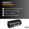 Compatible Lexmark  62D1X00 Black Toner Cartridge 1 Pack
