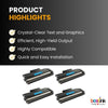 Compatible Brother TN450 Black Toner Cartridge High Yield (4 Pack)