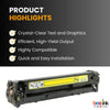 Compatible  HP 131X CF212X Yellow Toner Cartridge High Yield