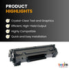 Compatible HP 78A CE278A Black Toner Cartridge (1 Pack)