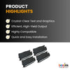 Compatible Brother TN570 Black Toner Cartridge High Yield (4 Pack)