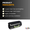 Compatible Lexmark  62D1000 Black Toner Cartridge 1 Pack