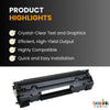 Compatible HP 83A CF283A Black Toner Cartridge (1 Pack)