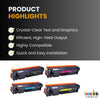 Compatible HP 204A Toner Cartridge Combo BK/C/M/Y (4 Pack)