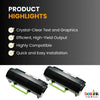 Compatible Lexmark  60F1H00 Black Toner Cartridge 2 Pack