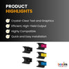 Brother LC75 Compatible Ink Cartridge BK/C/M/Y ( 5 Pack ) High Yield
