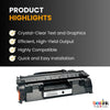 Compatible HP 05A CE505A Black Toner Cartridge (2 Pack)