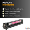 Compatible  HP 131X CF213X Magenta Toner Cartridge High Yield