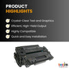 Compatible HP 55X CE255X Black Toner Cartridge High Yield (1 Pack)
