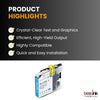 Brother LC20E Compatible Ink Cartridge Cyan ( 1 Pack ) Super High-Yield