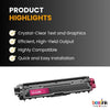 Brother TN225 Compatible Magenta Toner Cartridge High Yield