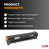 Compatible HP 125A CB540A Black Toner Cartridge