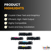 CANON 069H Compatible Toner Cartridge BK/C/M/Y ( 5 Pack ) High Yield