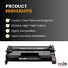 Compatible HP 58X CF258X Black Toner Cartridge High Yield - No Chip (1 Pack)