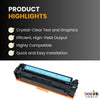Compatible HP 201A CF401A Cyan Toner Cartridge