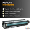 Compatible HP 307A CE740A Black Toner Cartridge